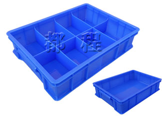 X266/266-1塑料周轉(zhuǎn)箱（可帶隔板） 