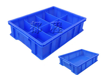 X267/267-1塑料周轉(zhuǎn)箱（可帶隔板）